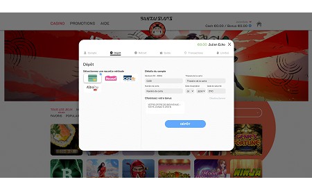 Banzai Casino aperçu