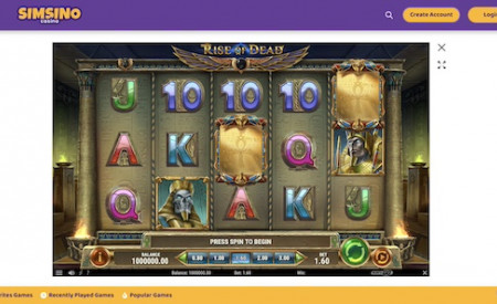 Simsinos Casino aperçu