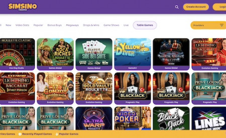 Simsinos Casino aperçu