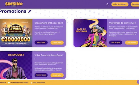 Simsinos Casino aperçu