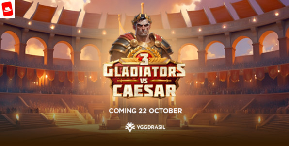 Trois gladiateurs défient César dans la nouvelle machine à sous épique d’Yggdrasil Gaming !