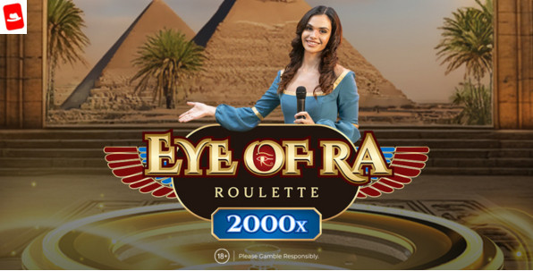 Eye of Ra Roulette 2000x : Amusnet revisite la roulette en direct sous le signe du Soleil