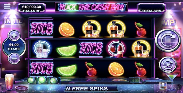 Rock the Cash Bar, la nouvelle machine à sous Yggdrasil Gaming qui sent le cocktail