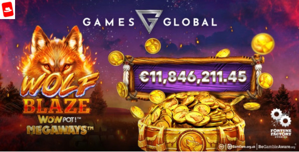 Un jackpot de 11,8 millions d’euros touché sur la machine à sous Wolf Blaze WowPot! Megaways
